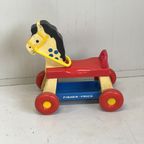 Vintage Fisher Price Paardje Loopwagen thumbnail 2