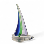 Murano Glass / Sailing Boat / 1980s thumbnail 8