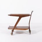 Rare Bar Cart/Serving Trolley From Gianfranco Frattini, Italy 1960’S thumbnail 3