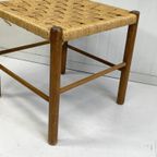 Hout/Touw Krukje Stoeltje Kruk Jaren 80 thumbnail 4