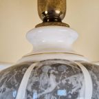 Vintage Jar Tafellamp Marmer Keramiek France 1980 Regency thumbnail 11