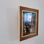 Oostenrijk 3d Vintage Schilderij Met Kristal Stenen Etc. thumbnail 4