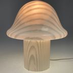 Peill & Putzler Xl Zebra Mushroom Tafellamp, Duitsland 1970-1980 thumbnail 6