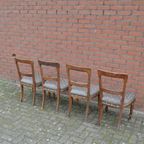 Antieke Stoelen Atkinson & Co Set Van 4 thumbnail 8