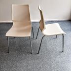 Marco Maran For Knoll – Gigi Chairs White, Set Of 8 thumbnail 11