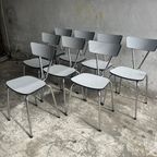 Set Of 8 Vintage Dining Chairs – 1960s Design thumbnail 3