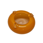 Vintage Oranje Glazen Asbak thumbnail 2