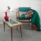 Groene Deken Met Rood Blauw Wit Geblokt (2 Zijdig) thumbnail 7