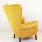 Vintage Artifort Theo Ruth Fauteuil Geel Nieuw Gestoffeerd thumbnail 4