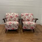 Set Vintage Loungestoelen Van Jindrich Halabala thumbnail 6