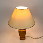 Hollywood Regency - Deknudt - Maison Jansen Stijl - Messing - Goud - Tafellamp - 80'S thumbnail 6