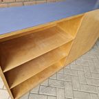 Vintage Schoolkast Room Divider Boekenkast thumbnail 6