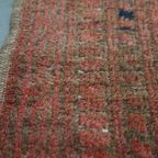 Uniek Oud Oosters Vloerkleed Met Voornamelijk Rood Tinten 119x73cm thumbnail 5