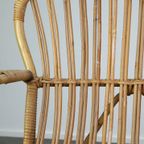 Vintage Jaren ’50 Dutch Design Rotan Fauteuil Met Mooie Organische Vormen thumbnail 13