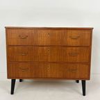 Scandinavisch Vintage Teak Fineren Ladekast Hafjell thumbnail 4