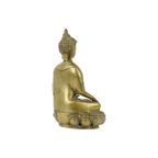 Grote Shakyamuni Boeddha Mudra Tibet Koper Messing Beeld Sculptuur 37Cm thumbnail 6