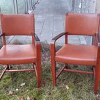2 Eettafelstoelen Shaker Furniture,, Schuitema En Zonen thumbnail 3