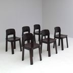 6 Plastic Chairs By Olaf Von Bohr, 1975 thumbnail 3