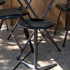 Alle Soorten Industrieel Vintage Zwarte Schoolstoelen thumbnail 5