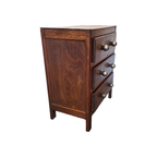 Oude Franse 3 Laden Commode, Circa 1940 thumbnail 8