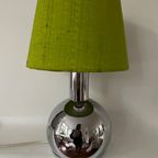 Vintage Chromen Tafellamp. Unieke Lamp. Jaren 60 Chromen Lampje. Uniek Item! thumbnail 6