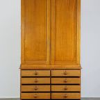 Prachtige Zeer Grote Engelse Victoriaanse Buffetkast/ Housekeeper Cupboard Met Lades En Legplanken thumbnail 4