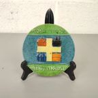 Vlaams Aardewerk Wandbord Met Spreuk thumbnail 2