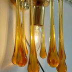 Vintage Teardrop Wandlamp Lamp Wandlampje Amber thumbnail 14