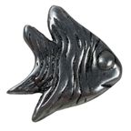 Handmade - Fish Shaped Drawer / Door Pull Or Handle - Casted Aluminum (New Old Stock) - Made In I thumbnail 2