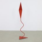 Abstracte Geometrische Vloerlamp Metaal, 1970S thumbnail 2