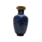 Kobalt Blauwe Cloisonné Vaas thumbnail 8