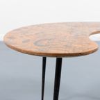 Unique Sculptural Italian Mid-century Side Table / Bijzettafel, 1950’s thumbnail 6