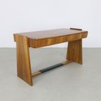 Vintage Bureau Walnoot, 1960S thumbnail 3