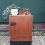 Art Deco Nachtkastje Antiek Kastje Amsterdamse School Jr 20 thumbnail 7