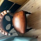 Klassieke Lederen Bureau Stoel thumbnail 6