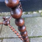 Leuk Oud Eiken Tafeltje 65 Cm Hoog - Reliving thumbnail 6