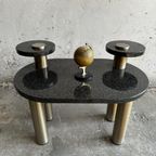 Memphis Marble Inox Coffee Table thumbnail 7