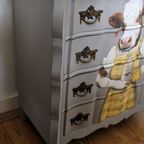 Grijze Ladekast “Koe”, Brocante thumbnail 5