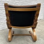 Midcentury Design Fauteuil Leer – Solheim, Rybo Rykken thumbnail 3