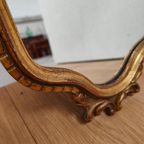 Vintage Hollywood Regency Barok Rococo Spiegel Kuifspiegel 5 thumbnail 2