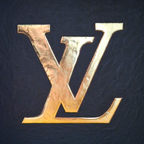 Louis Vuitton Logo Verguld 23Ct Goud In Lijst thumbnail 6