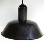 Vintage Metalen Industriële Hanglamp Zwart thumbnail 2