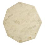 Vintage Achthoekige Eettafel Travertin Natuursteen Italië Jaren 70 thumbnail 5