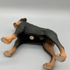 Vintage Beeld Rottweiler Handbeschilderd Italië thumbnail 7
