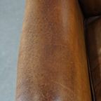 Prachtige Schapenleren Oorfauteuil Met Een Zeer Mooie Kleur En Patina thumbnail 8