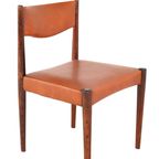 Set 6 Palissander Eetkamerstoelen Stoelen Vintage 'cellemuiden' thumbnail 2