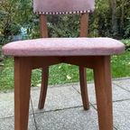 2 Identieke 1953 Vintage Slaapkamerstoelen thumbnail 5