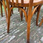 6 + 1 Baumann Bistrostoelen Keukenstoeln Café Stoelen Frans thumbnail 22