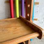 Vintage Chalq Board With A Pair Of Chil Seats thumbnail 15