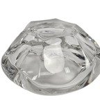 Kristalunie Maastricht - Max Verboeket - Transparant Dubbelwandige Vaas - 1960´s thumbnail 5